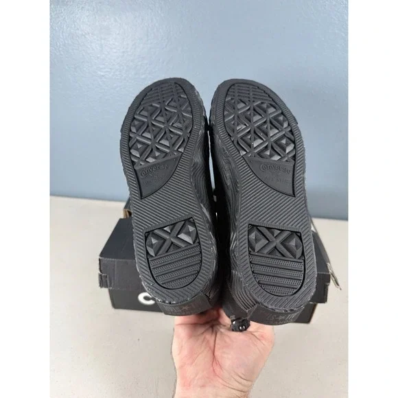 Converse Chuck Taylor All Star Black/Black Canvas High-Top Shoes Men's Size 7.5 - Picture 7 of 8